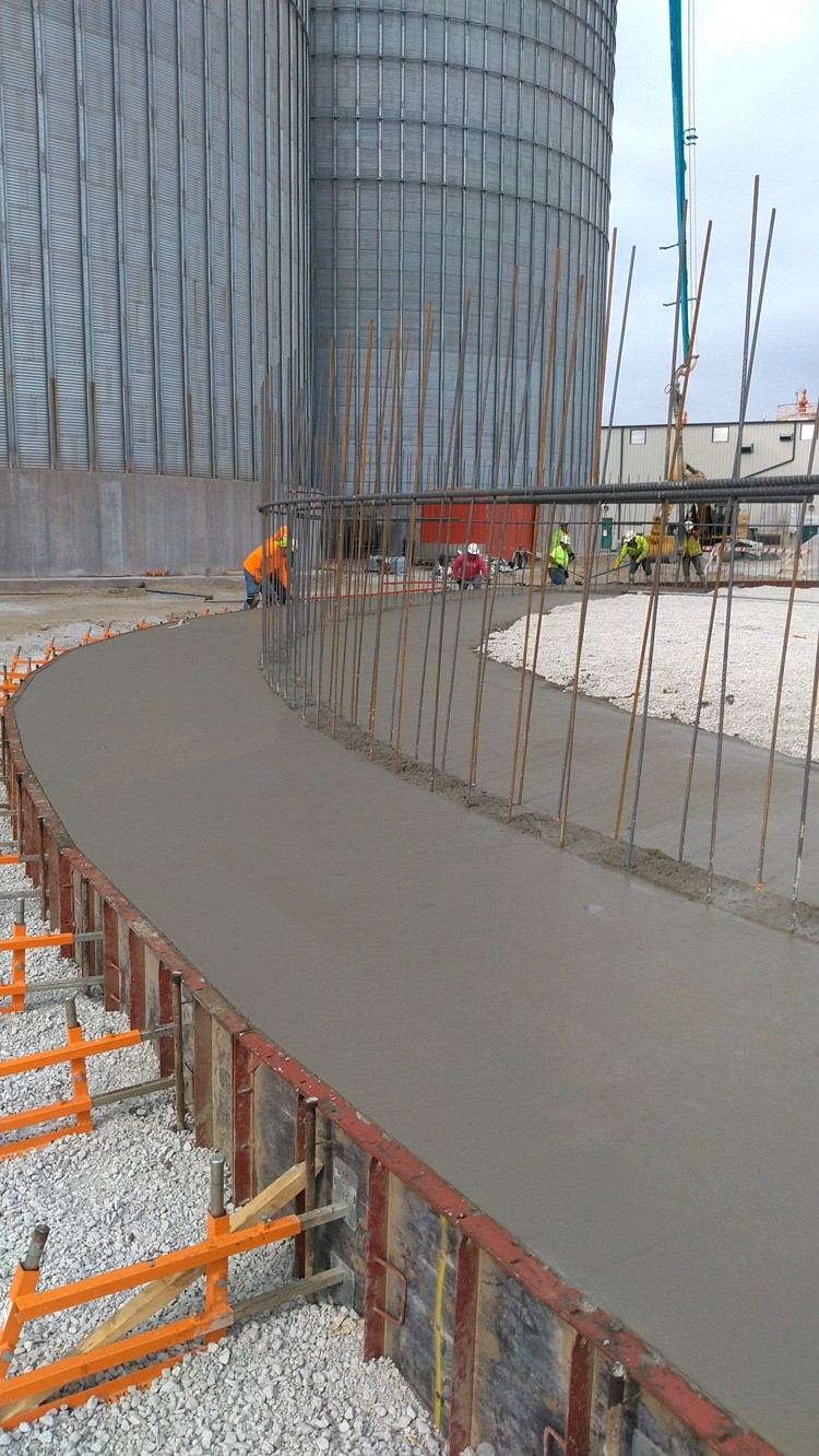 Concrete Foundations for Commercial Grain Storage Facilities Agri