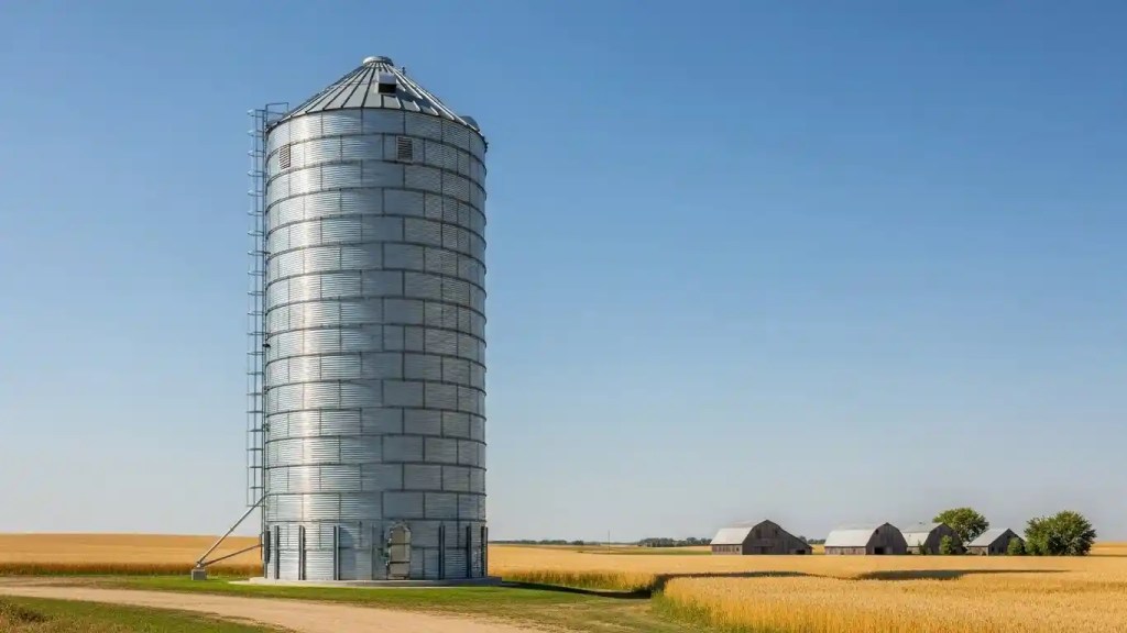 how do grain silos work