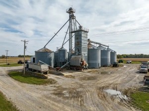 grain bin drying system