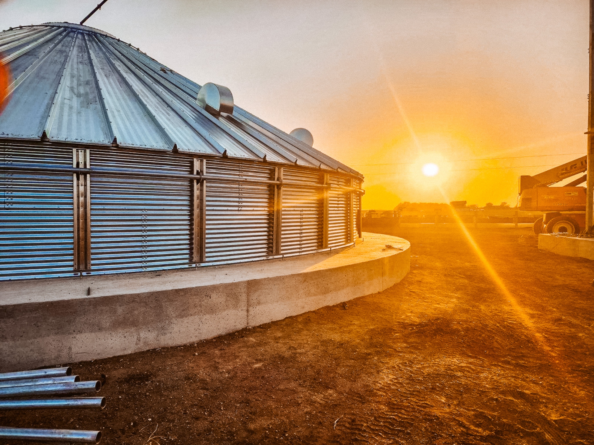 grain bin construction erection